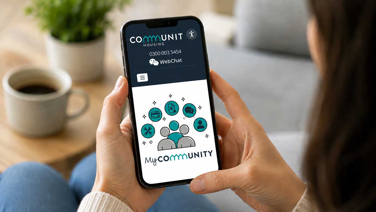 MyCommunity our customer portal logo